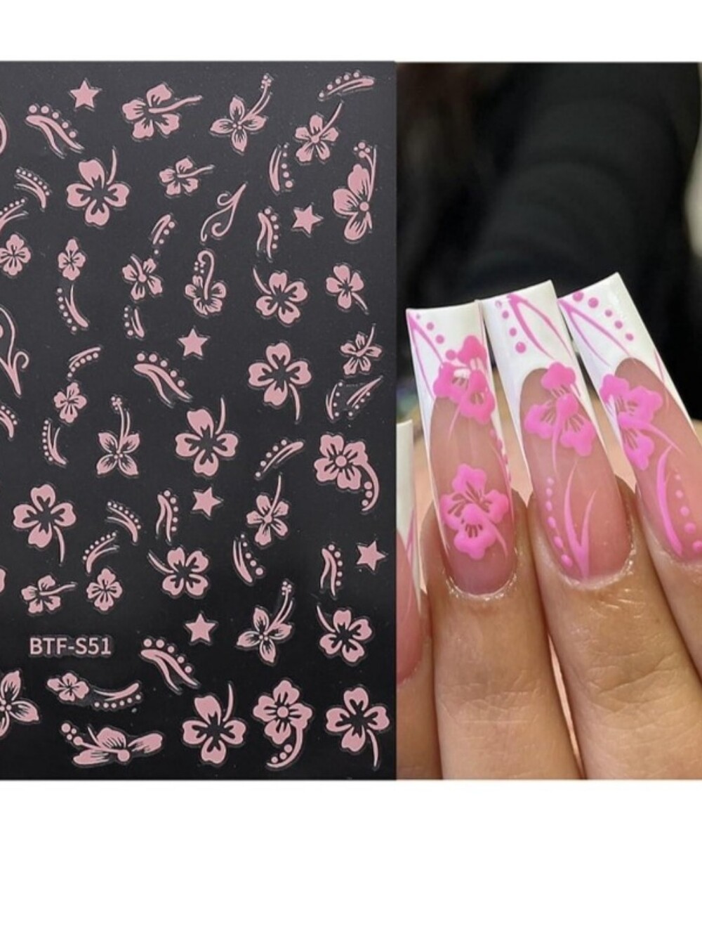 3 FOR $13 🔥 Trendy Self Adhesive Nails Art Transfer Sticker - Picture 1 of 3